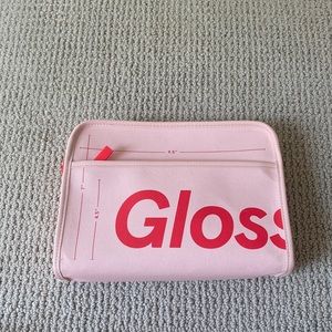 Glossier beauty bag NWOT